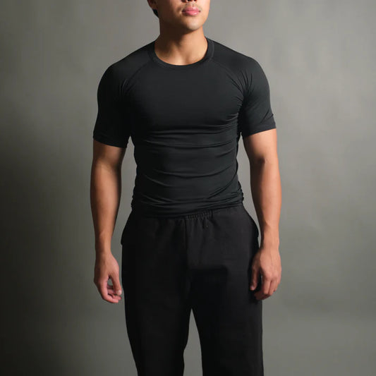T-shirt compression homme — Brigade Fantôme Noir Hissoka