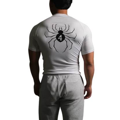 T-shirt compression homme — Brigade Fantôme Blanc Hissoka