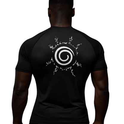 T-shirt compression homme —Sceau des Quatre Symboles